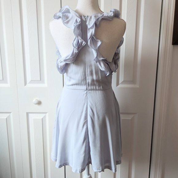 BOGO❗ Tea & Cup blue ruffle strap racer back dress - Picture 4 of 7